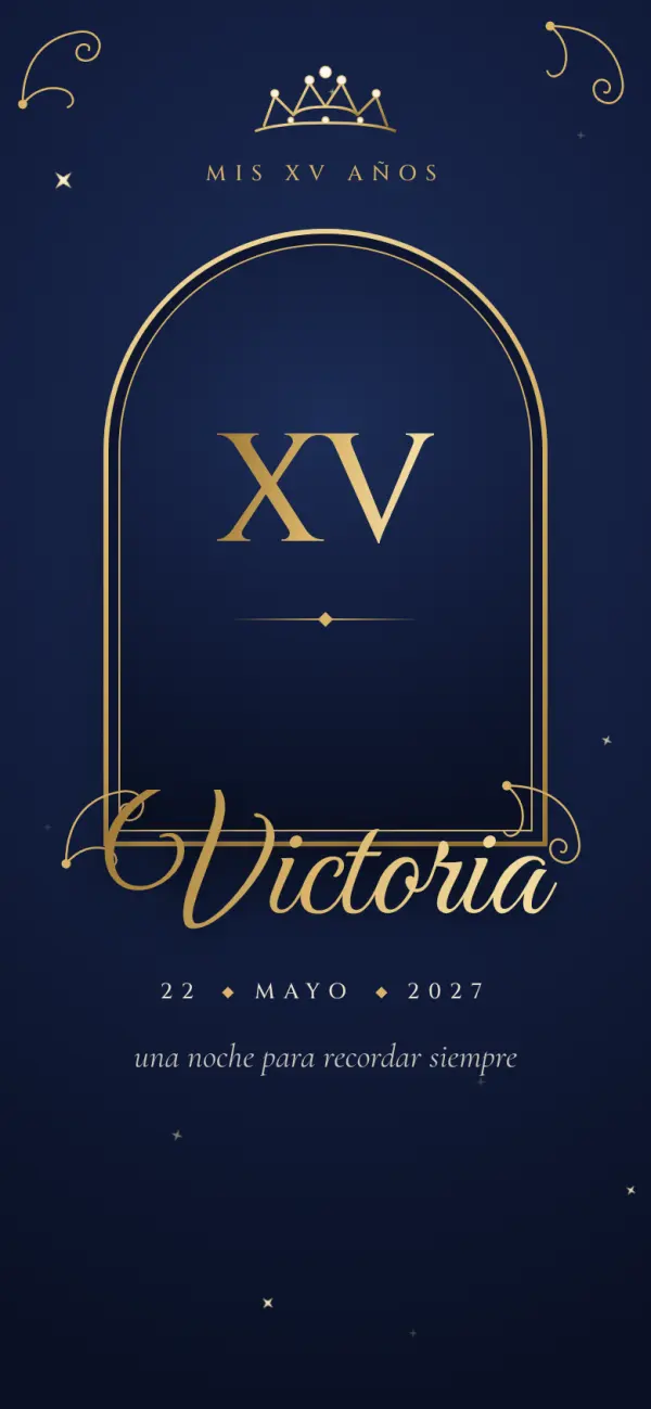 El diseño Corona de gala: sin fotos