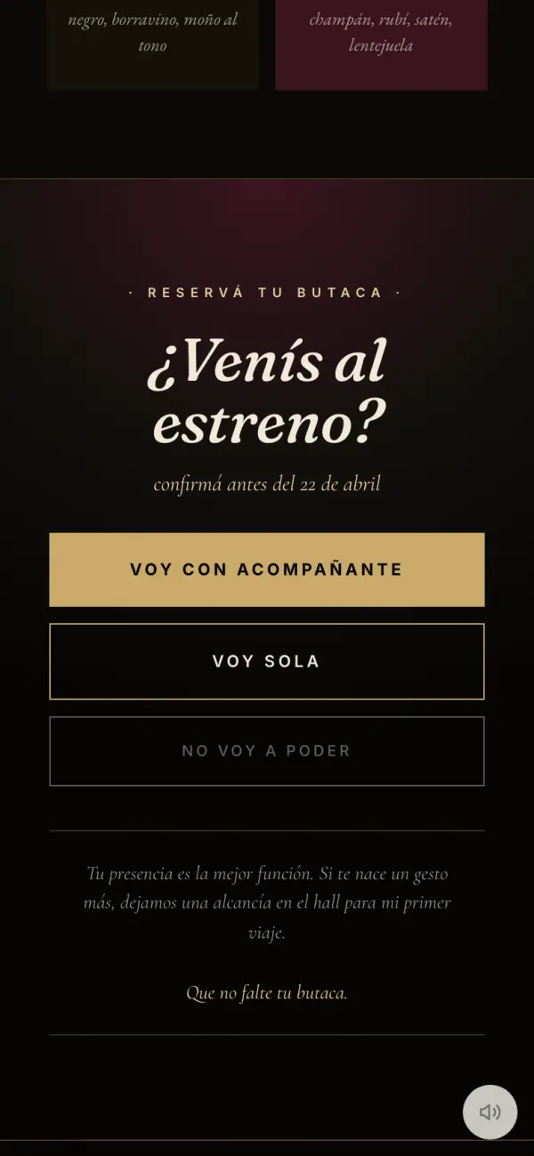 La fiesta en la invitación de muestra: 21:30, Salón Los Jacarandás
